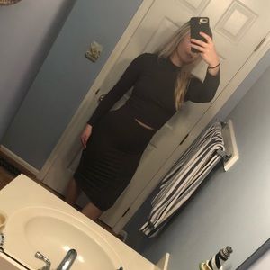 2 Over the knee skirts